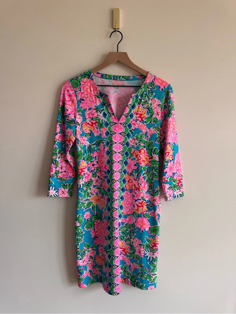 Lilly Pulitzer | UPF 50+ Nadine Chilly Lilly Multi Rose to The Occasion Dress S